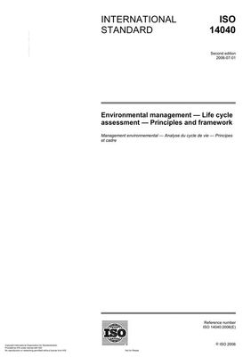 ISO 14040-2006标准在土地评估中的应用解析